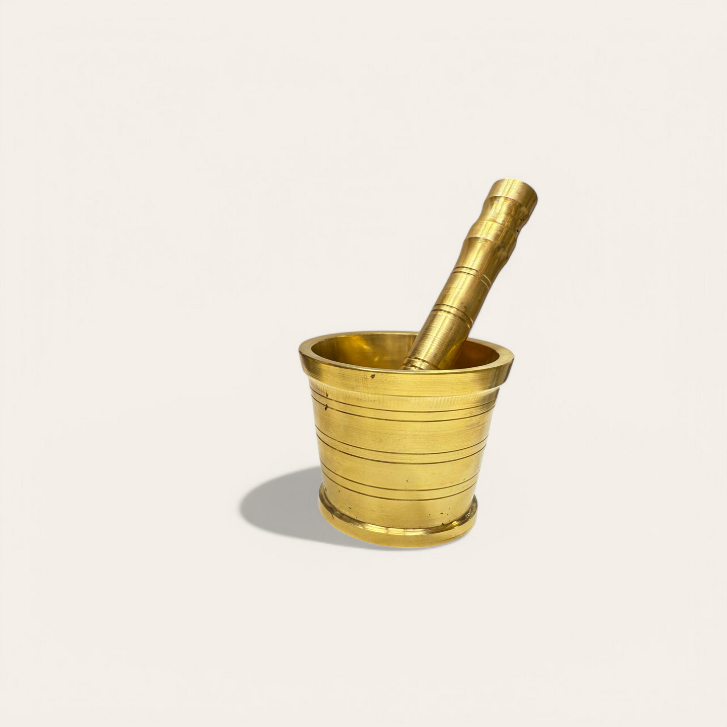 Brass Pestle and Mortar
