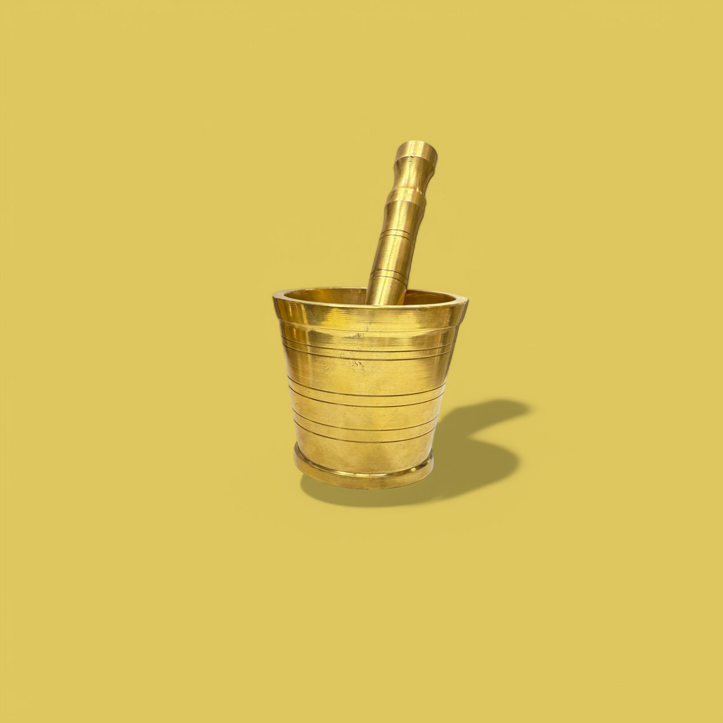 Brass Pestle and Mortar