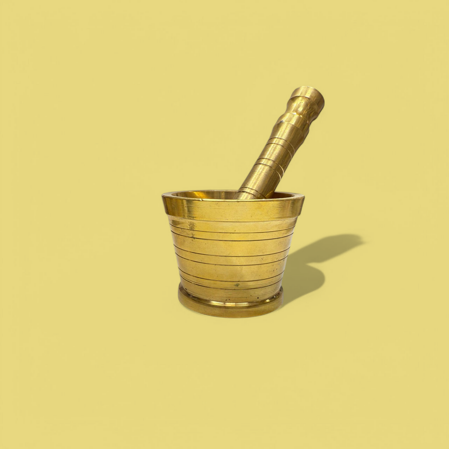 Brass Pestle and Mortar
