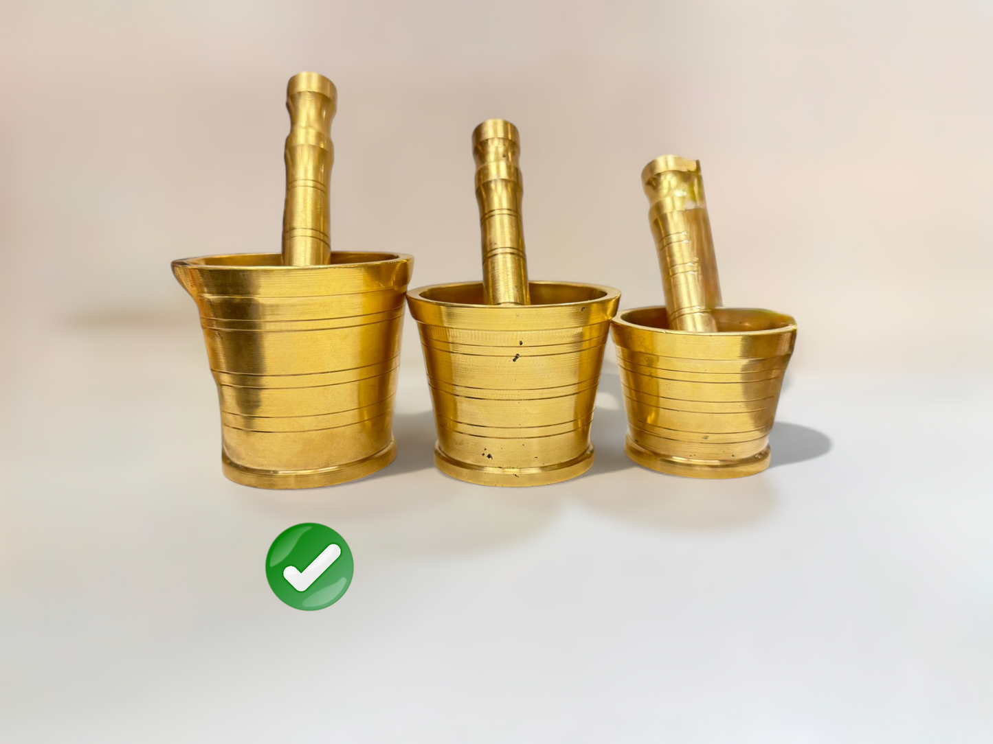 Brass Pestle and Mortar