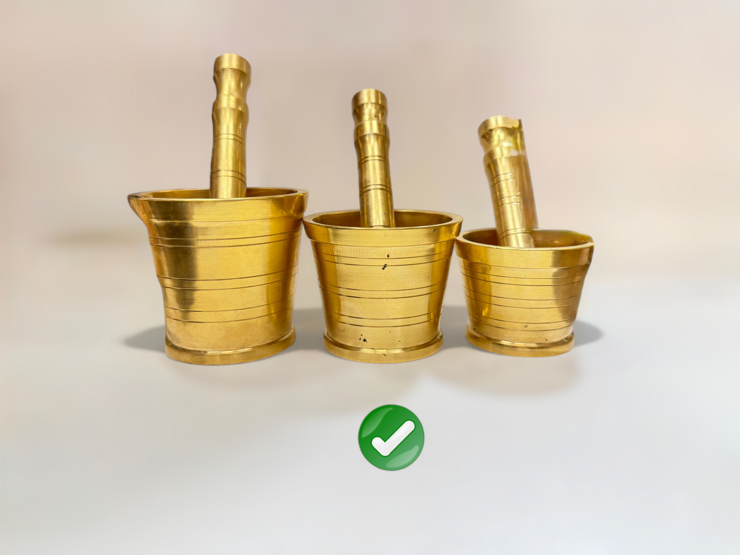 Brass Pestle and Mortar